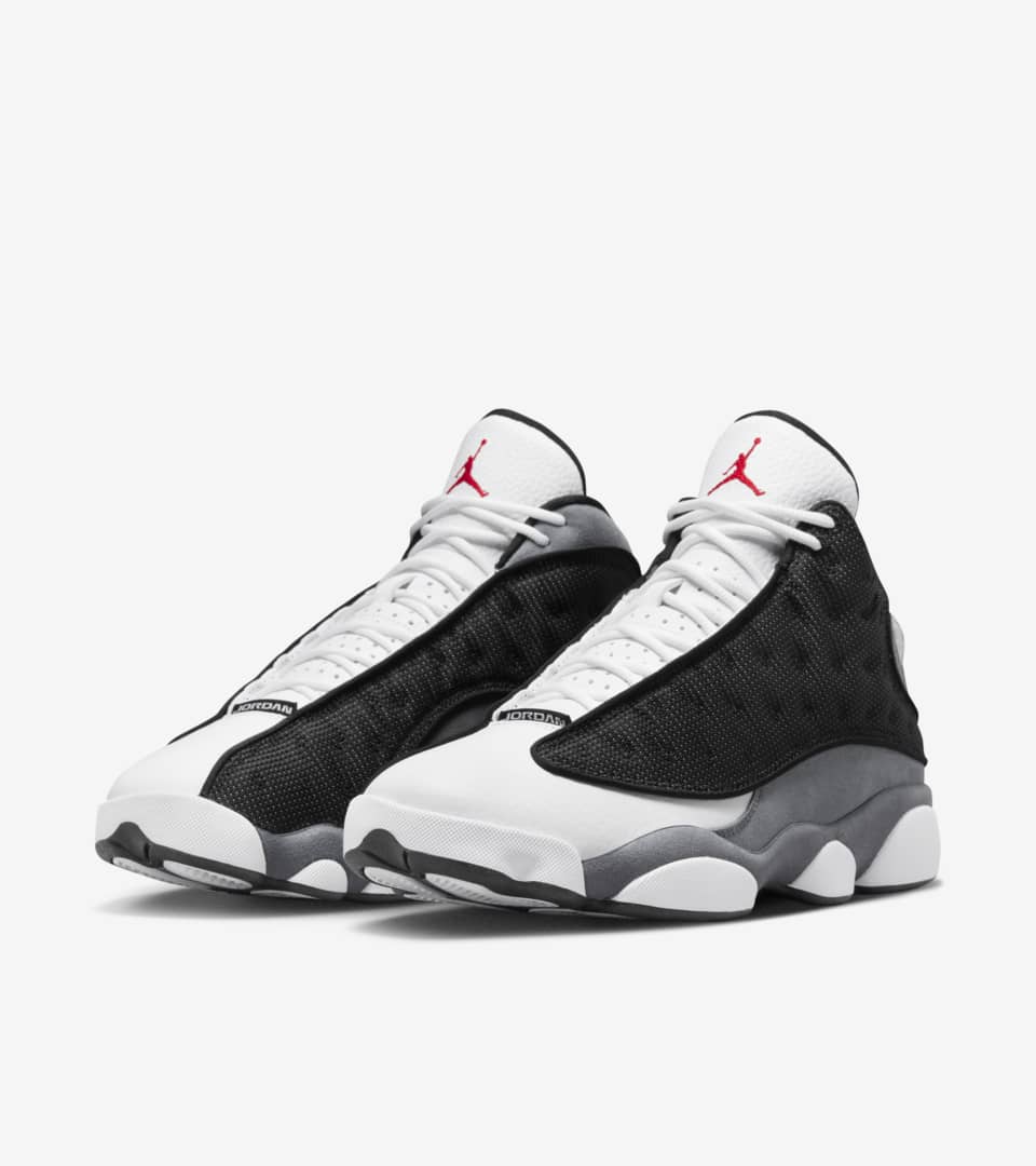 Jordan 13 blanco hotsell y negro